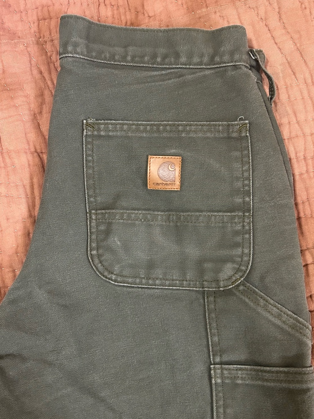 Carhartt men’s loose fit washed duck utility pants 30x30